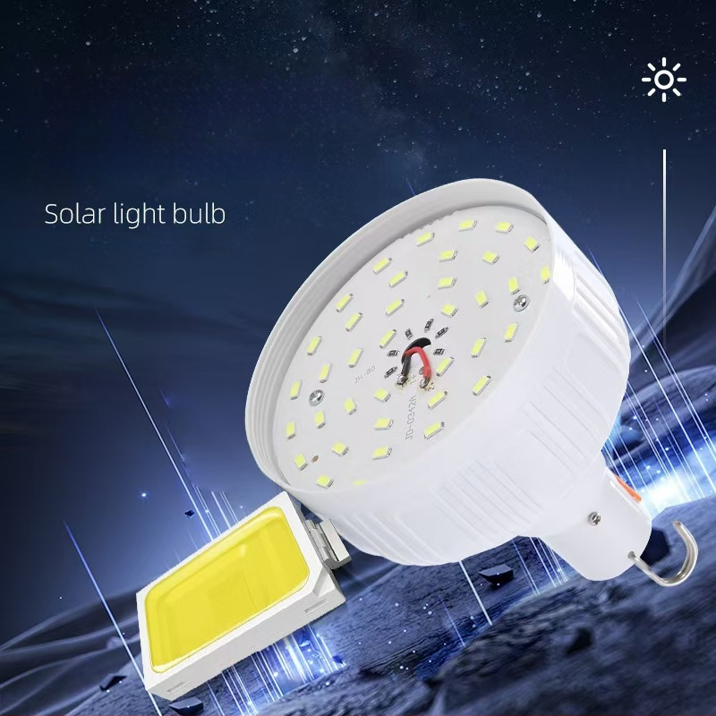 Įkraunamas LED žibintas lauko naudojimui – IP55, 20W, 6V, 6–12 val. apšvietimas