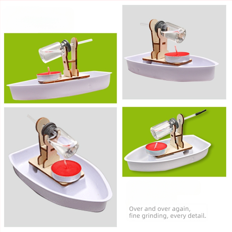 DIY garlaivio modelis – plastikinis fizikos STEM žaislas, rankų darbo mokymo priemonė 7–14 metų