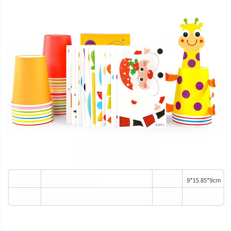 DIY set za crtanje na papirnim čašama Hibiscus Angel, proizvedeno u Changzhouu; materijal: papir; pakiranje: kutija; prikladno za uzrast 7–14 godina