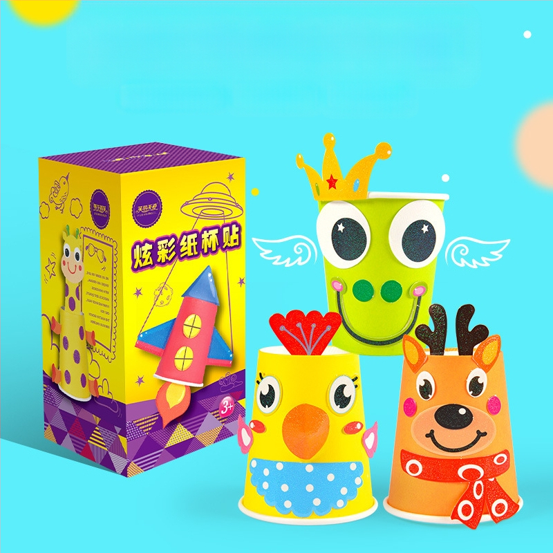 DIY set za crtanje na papirnim čašama Hibiscus Angel, proizvedeno u Changzhouu; materijal: papir; pakiranje: kutija; prikladno za uzrast 7–14 godina