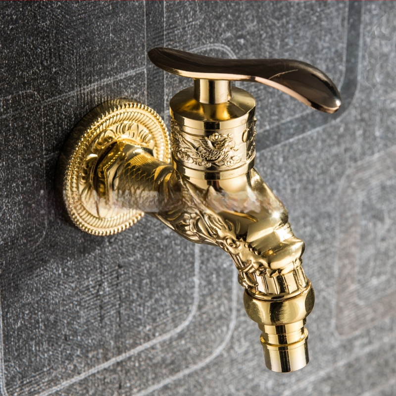 Ugrađena zidna slavina za kupaonicu, s jednom ručicom, od cinkovog legura, antik završna, 5–80°C