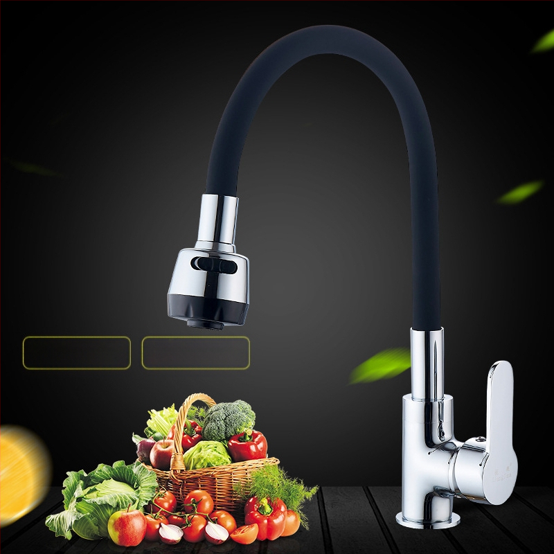 Virtuvės maišytuvo su variniu korpusu, keraminė kasetė, montavimas sėdynės tipu, dviguba konstrukcija