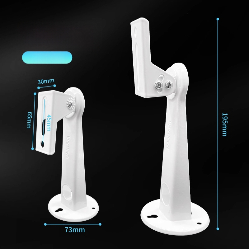 Ενισχυμένος εξωτερικός επιτοίχιος βάρος για κάμερα παρακολούθησης — χάλύβας ψυχρής έλασης, περιστροφή 360°, επίχρισμα σε υψηλή θερμοκρασία