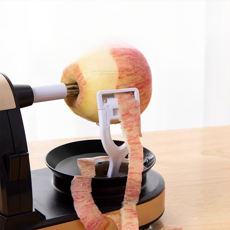 Rankinis obuolių valiklis su pasukamu mechanizmu — daugiafunkcinis virtuvės įrankis vaisių nulupti