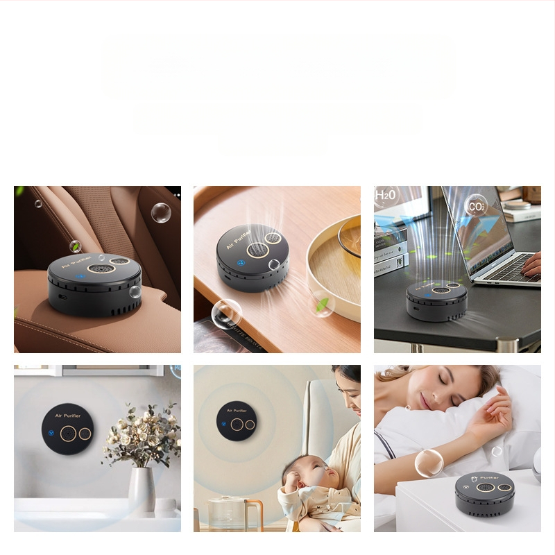 Stalo oro valytuvas su jonizacijos technologija, pašalina antrinį dūmą, alergenus ir kvapus; tinka patalpoms 11–20 m²