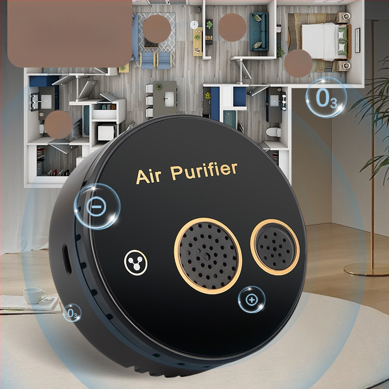 Stalo oro valytuvas su jonizacijos technologija, pašalina antrinį dūmą, alergenus ir kvapus; tinka patalpoms 11–20 m²