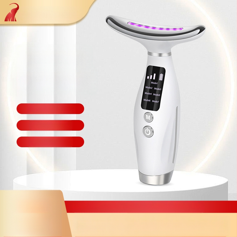 HY69 kaklo masažuoklis – vibracinis masažas, Photon Beauty, odos tonizavimas