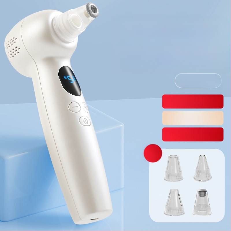 Υπερηχητικός καθαριστής πόρων με δόνηση, κρύο/θερμή συμπίεση, αναρρόφηση μαύρων στιγμάτων και ακνεών - Μοντέλο JY-0088, ABS περίβλημα, CE ROHS FCC, 5 ρυθμίσεις