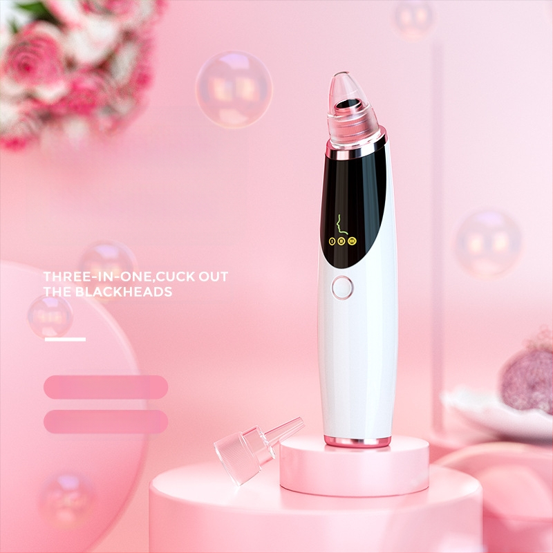 HY02 Elektrinis juodųjų taškų šalinimo įrankis su siurbimu, sukimosi režimas, 3 greičiai, plastikinis korpusas