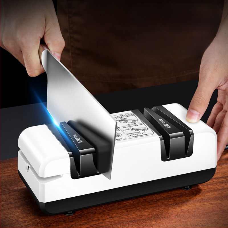 Bomans elektrinis žirklėms šlifuoklis, keturių skyrių šlifavimo akmuo su Emery