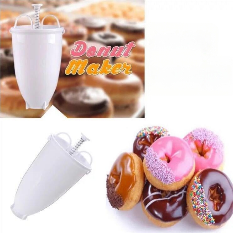 Donut Maker Dispenser – apvali PP kepimo forma donutams, antikvarinis, retro stilius