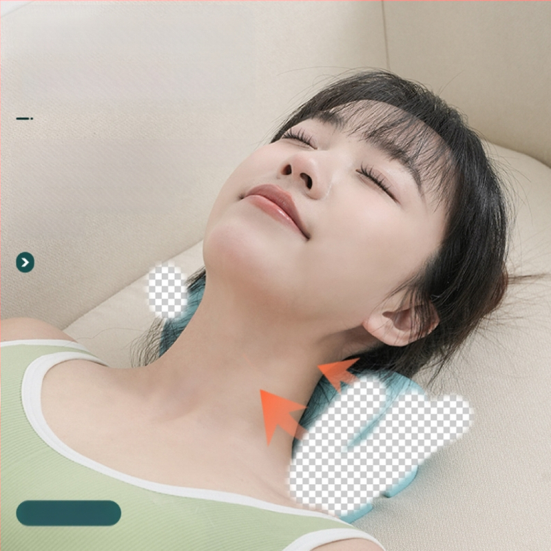 Μασάζ αυχένα – Φορητό ηλεκτρικό μασάζ για αυτοκίνητο και οικία, μασάζ με ζύμωμα, EMS μικρορεύμα, 2 κεφαλές μασάζ, 3 βαθμίδες έντασης, ασύρματο τηλεχειριστήριο, επαναφορτιζόμενο