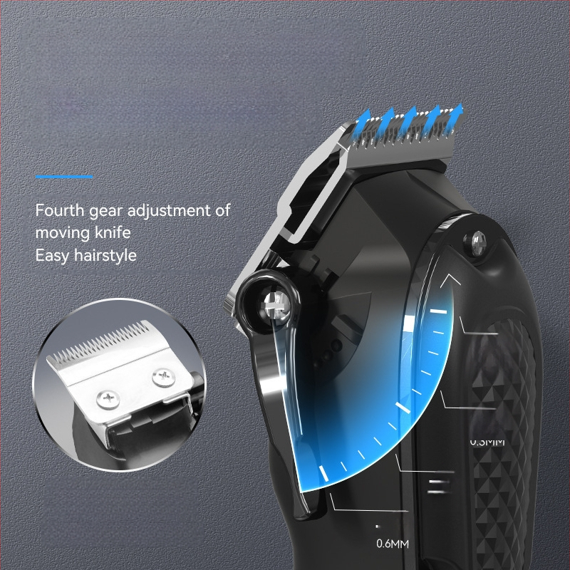 Kemei KM-1071 Mașină de tuns profesională, USB încărcare, lamă din oțel inoxidabil, baterie încorporată 2000–4000 mAh, autonomie 3–6 ore