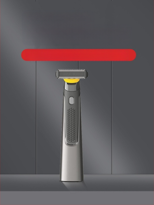 Aparat de ras electric portabil cu 1 cap rotativ, motor fără perii, corp complet lavabil, alimentare la priză, zgomot redus