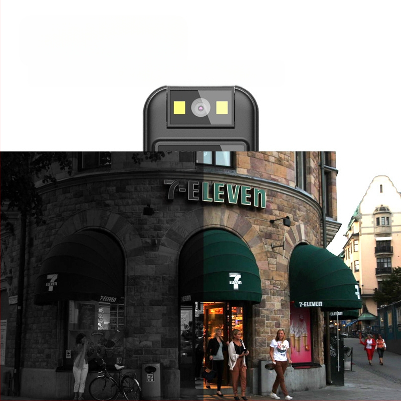 CS08 HD videorekorders ar magnētisko stiprinājumu un 0.85 collu LCD, 1080P, TF karte, 2MP sensors, 4–5 stundu darbības laiks