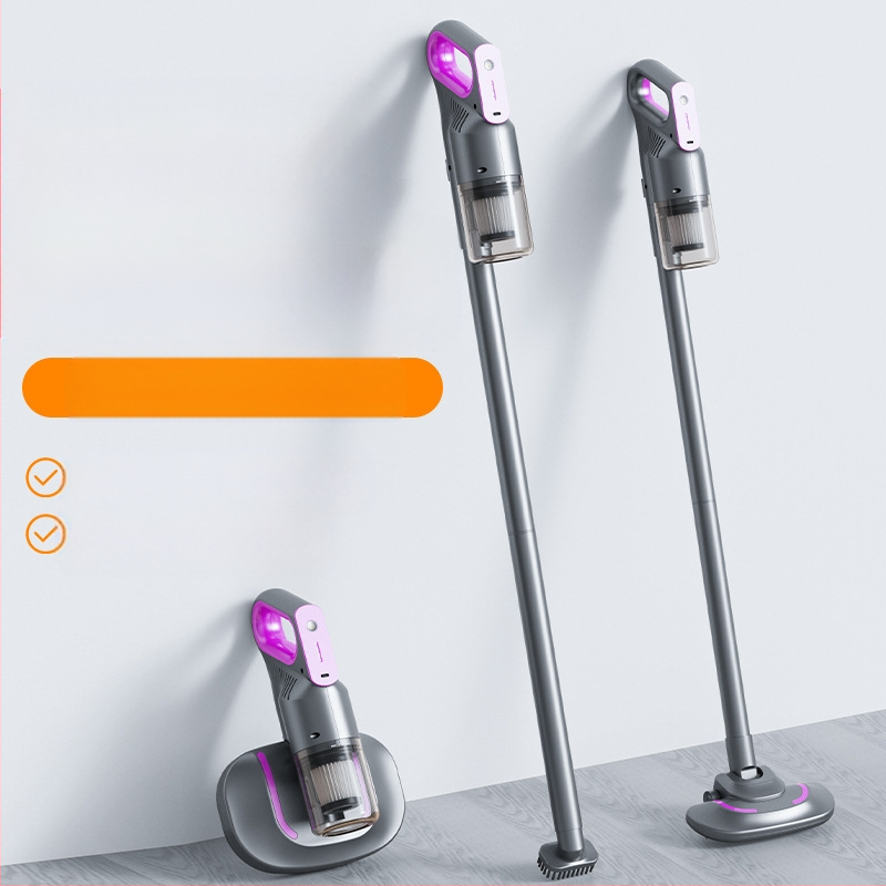 Ασύρματη χειρός ηλεκτρική σκούπα για υγρό και ξηρό καθάρισμα με κεφαλή αφαίρεσης ακάρεων — αναρρόφηση 3100–4000 Pa, 80W, θόρυβος ≤36 dB, ενσωματωμένη μπαταρία