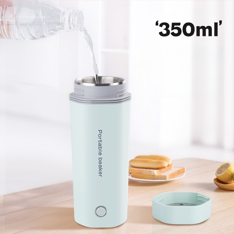 Ηλεκτρικό κύπελλο βραστήρα νερού, 350 ml χωρητικότητα, διπλή τάση 110V/220V, 300W, βάση θέρμανσης, εσωτερική επένδυση από ανοξείδωτο χάλυβα 304