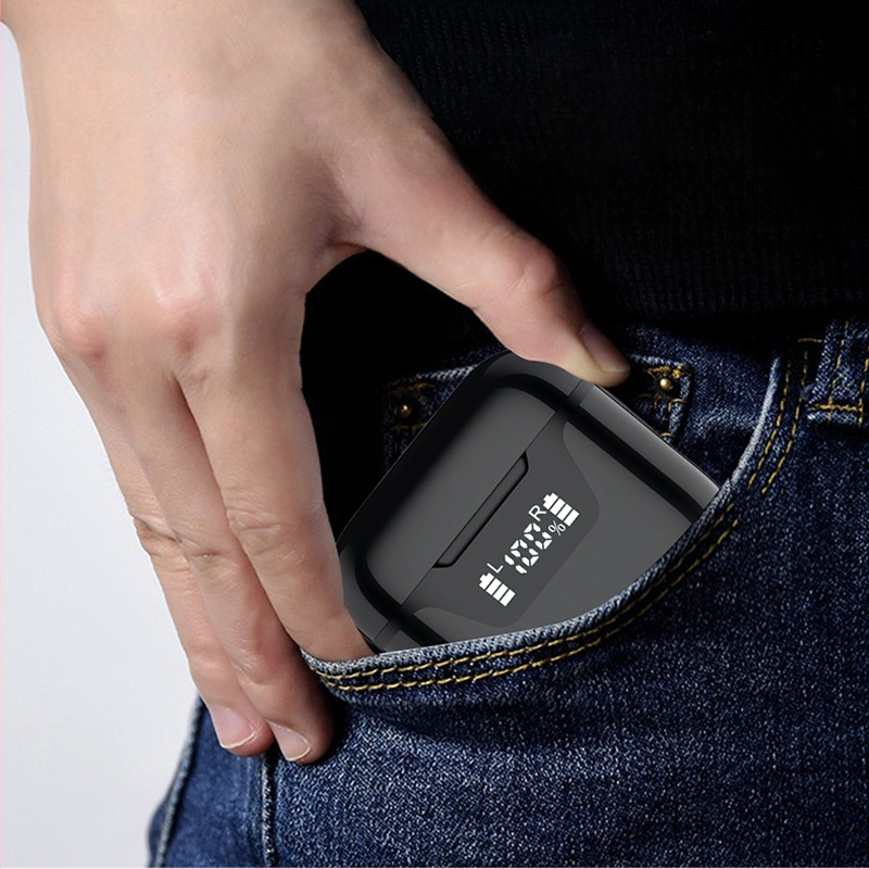 TWS belaidės Bluetooth ausinės į ausį su ENC triukšmo slopinimu, IPX5, 10 m diapazonas, Bluetooth 5.0, 4-8 valandos veikimo