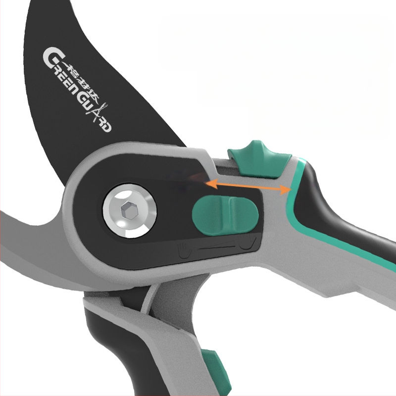 GREEN GUARD SK5 стоманени ножици за подрязване с двойно действие и тефлоново покритие против залепване