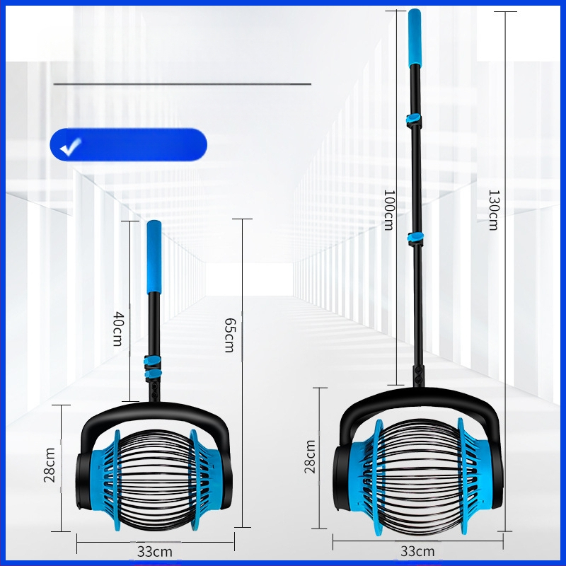 Feng Yida riešutų rinktuvas sodui — aliuminio lydinio lazda, nailono volas, skirtas riešutų rinkimui