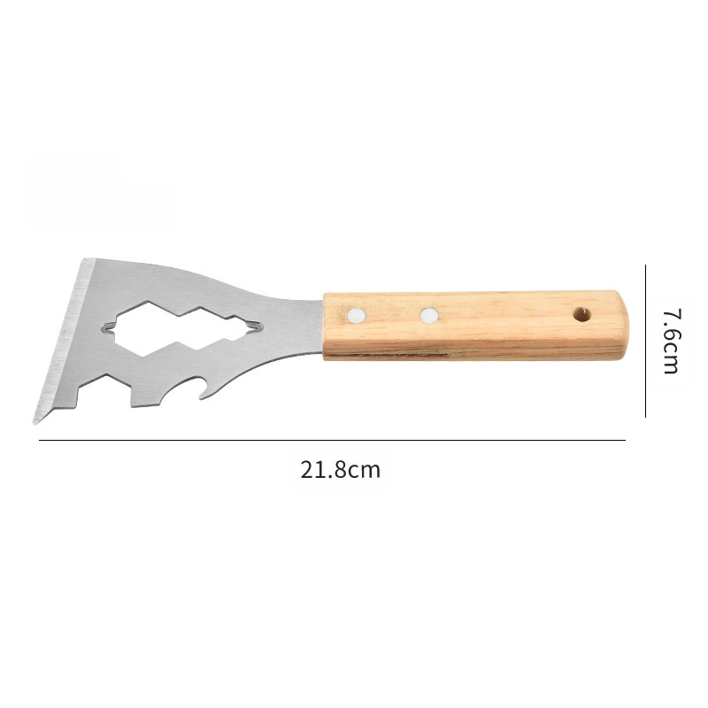 Nerūdijančio plieno kastuvėlis cemento valymui – sunkiosios konstrukcijos, šiuolaikinis minimalistinis dizainas, spausdintas logotipas, pritaikymas prieinamas
