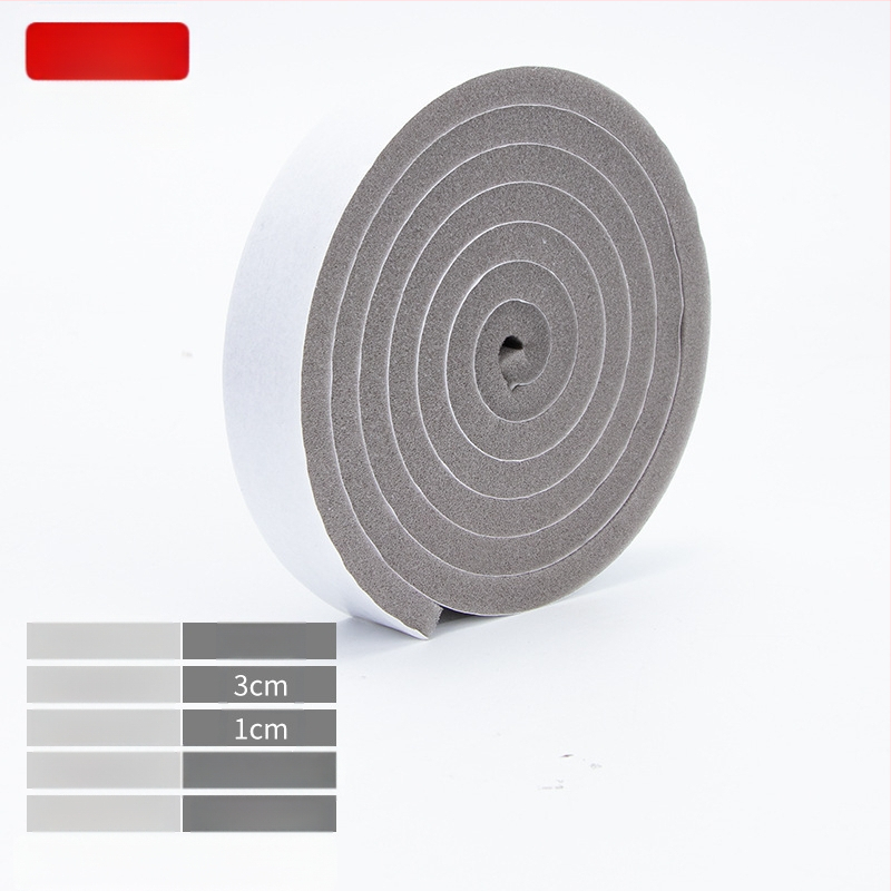 Λωρίδα στεγανοποίησης πόρτας και παραθύρου - αυτοκόλλητο σφουγγάρι για στεγανοποίηση από τον αέρα, ηχομόνωση και προστασία από κρούσεις για γυάλινες πόρτες