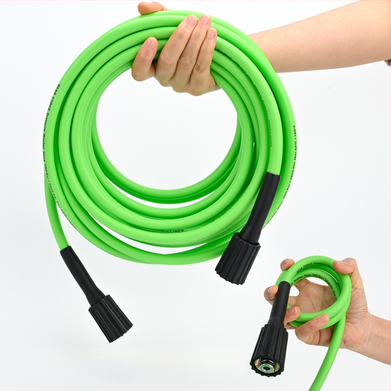 Didelio slėgio plovimo žarnos rinkinys automobilių plovimui, 200 bar (2900 psi), M22 jungtis, modelis SPH060120-10G, Xiong wei