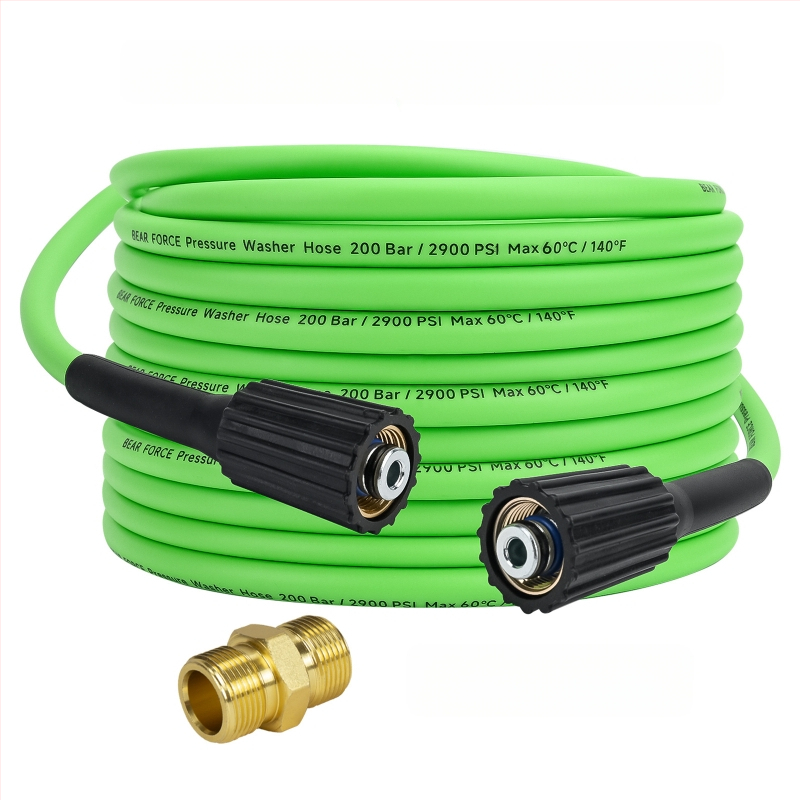 Didelio slėgio plovimo žarnos rinkinys automobilių plovimui, 200 bar (2900 psi), M22 jungtis, modelis SPH060120-10G, Xiong wei