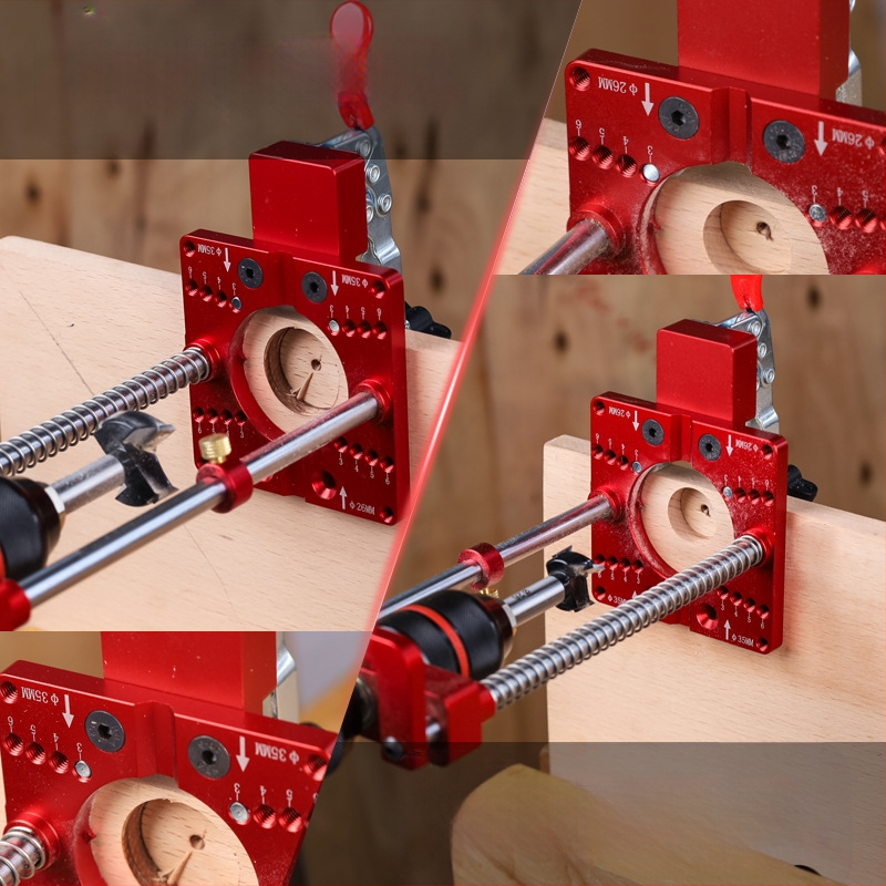 Fonsen Φορητός ξυλουργικός χειροκίνητος στύλος τρυπανιού με βάση τραπεζιού – Αλουμινίου κράμα, DIY ξυλουργικές εργασίες, βάρος 1,5 кг