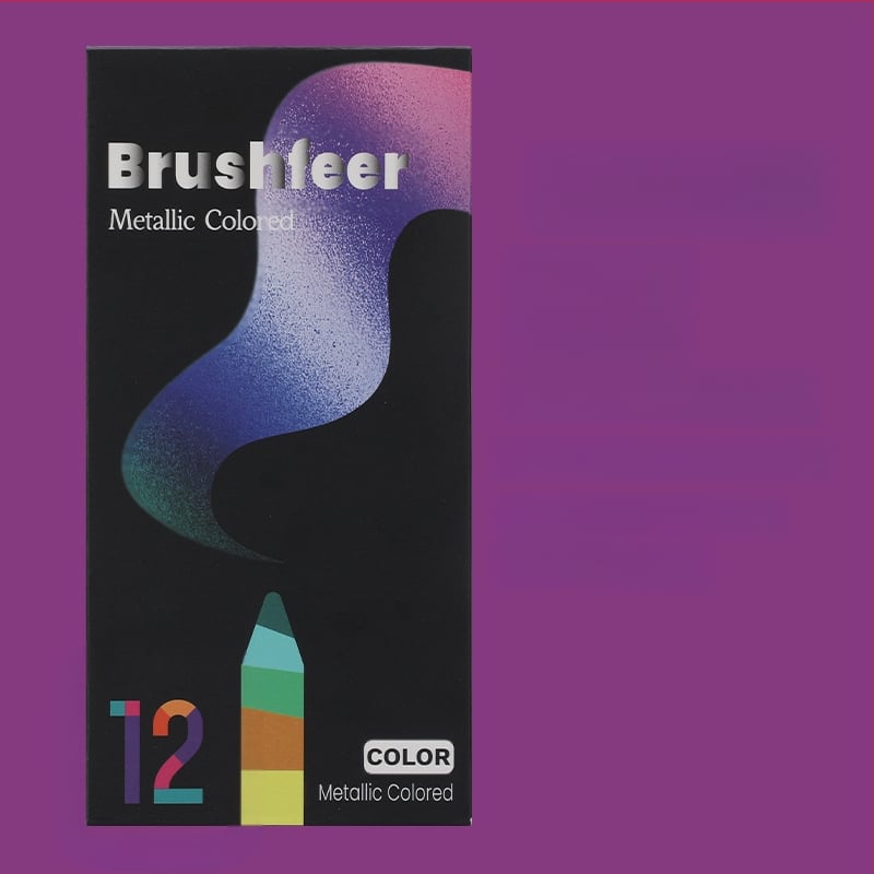 Brushfeer дървен комплект моливи със металически завършек, 75 г