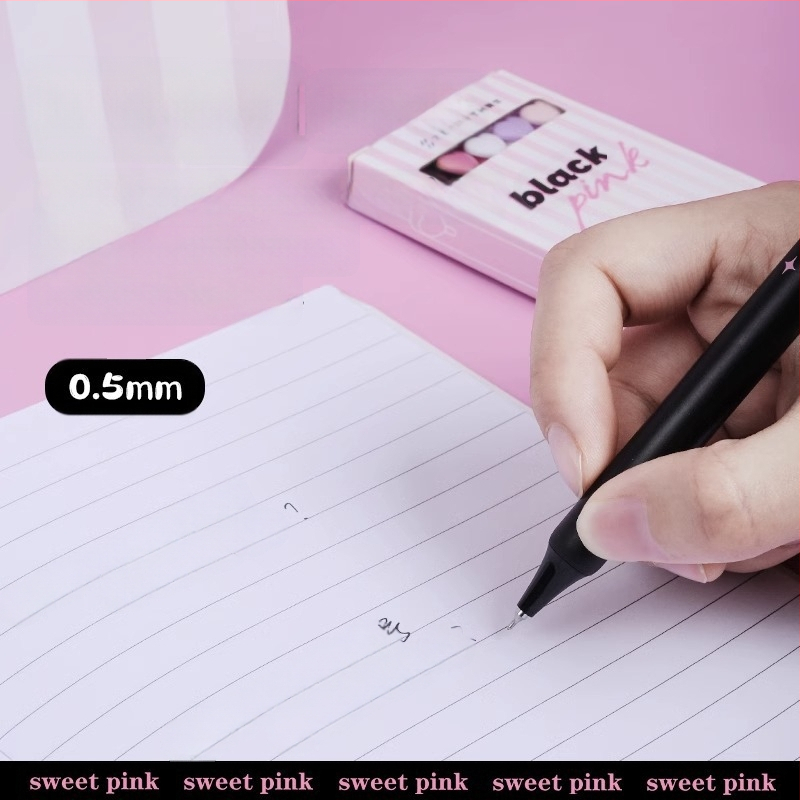 Gél toll gombnyomásos kivitel, Sweet Cool sorozat szív motívummal, műanyag test, rozsdamentes acél heg, gyorsan száradó