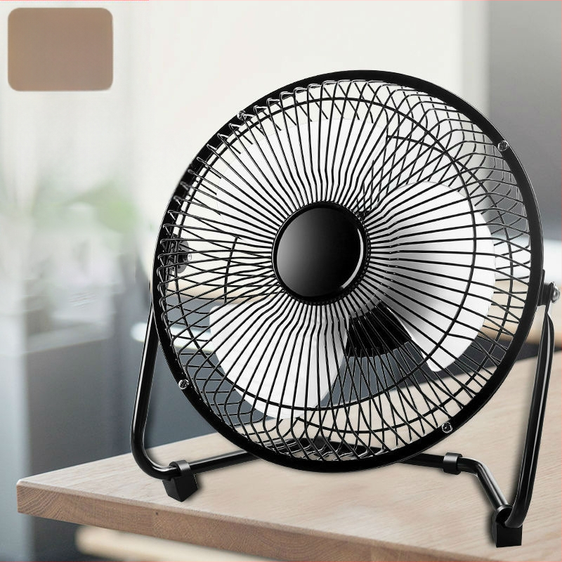 USB stolni ventilator za ured - 5V, 5W, buka 45-50dB, brushless motor, oscilacija gore-dolje