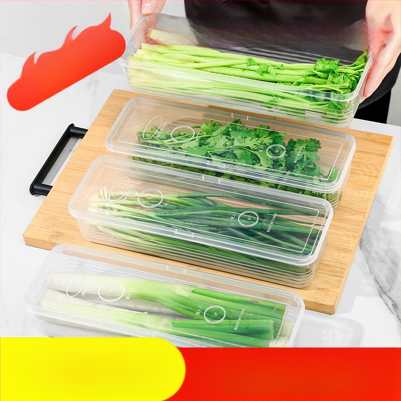 Kvadrātiska plastmasas uzglabāšanas kārba garšaugiem un dārzeņiem, tilpums 301–500 ml, vienkāršs minimālisma dizains virtuvei