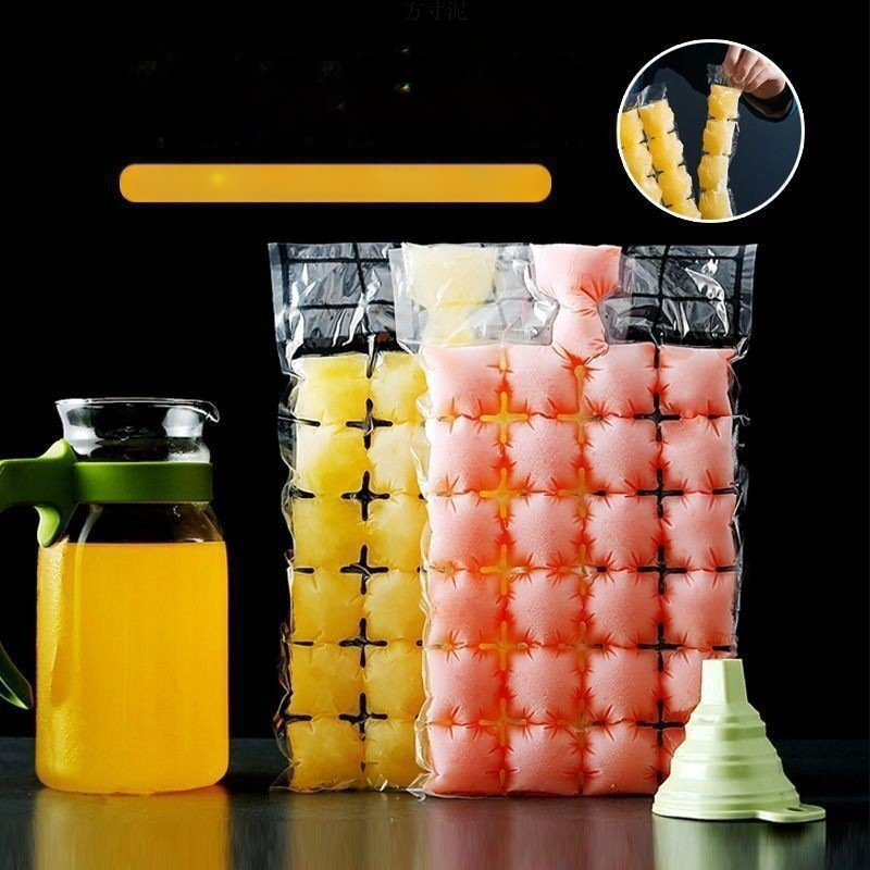 Vienkartinis automatiškai užsidarantis ledo indas su greitu šaldymu, atdalomi ledų maišeliai, 10 vnt., PE