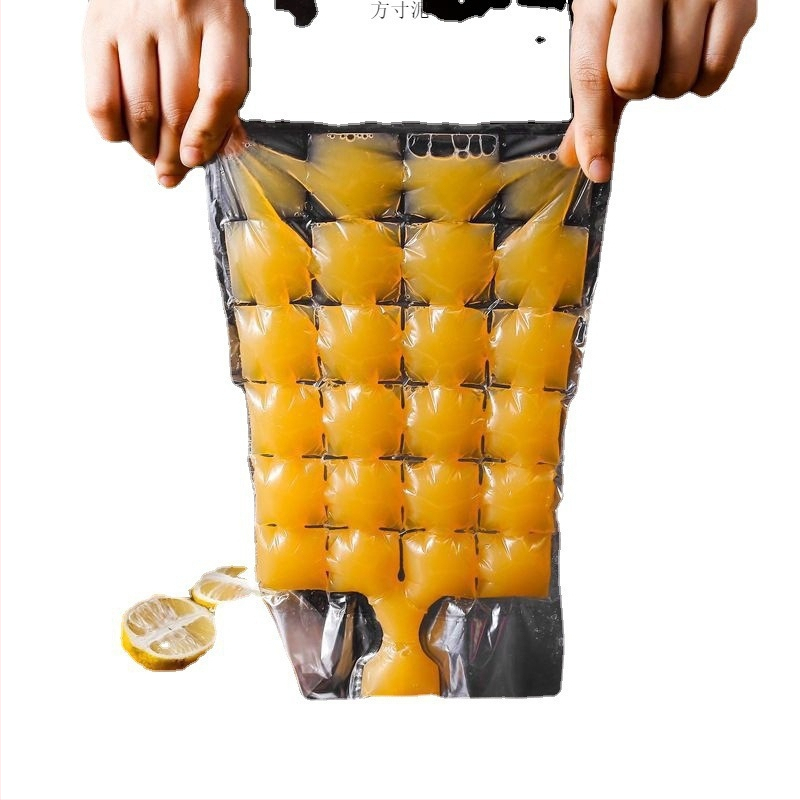 Vienkartinis automatiškai užsidarantis ledo indas su greitu šaldymu, atdalomi ledų maišeliai, 10 vnt., PE