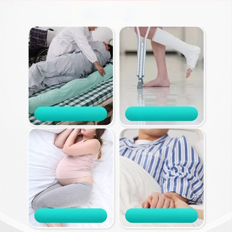 Βοηθητικό σύστημα ανύψωσης με λουρί ώμου — ζώνη ανύψωσης και μαξιλάρι μετακίνησης για ασθενείς στο κρεβάτι και ηλικιωμένους (QS02, Oxford ύφασμα, μέση)