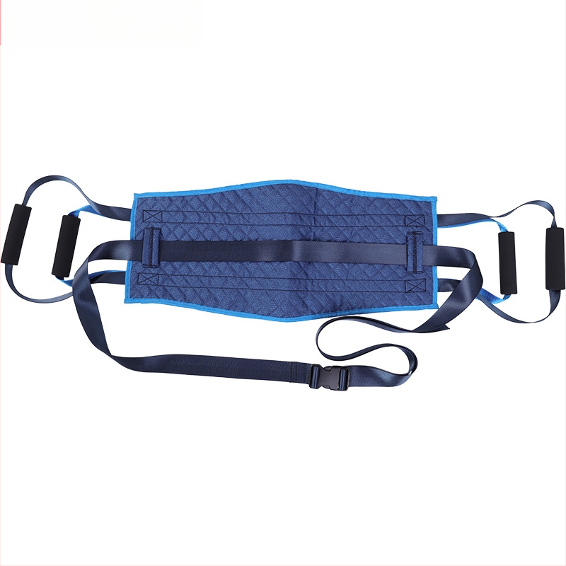 Βοηθητικό σύστημα ανύψωσης με λουρί ώμου — ζώνη ανύψωσης και μαξιλάρι μετακίνησης για ασθενείς στο κρεβάτι και ηλικιωμένους (QS02, Oxford ύφασμα, μέση)