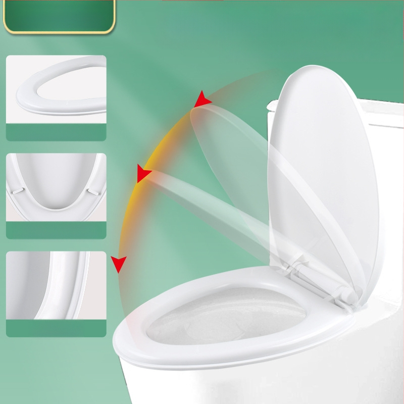 Καπάκι λεκάνης τουαλέτας - V-σχήματος, παχυνμένος, απαλό κλείσιμο, υλικό PP πλάκα, ρυθμιζόμενη απόσταση οπών 11–17, μοντέλο 069