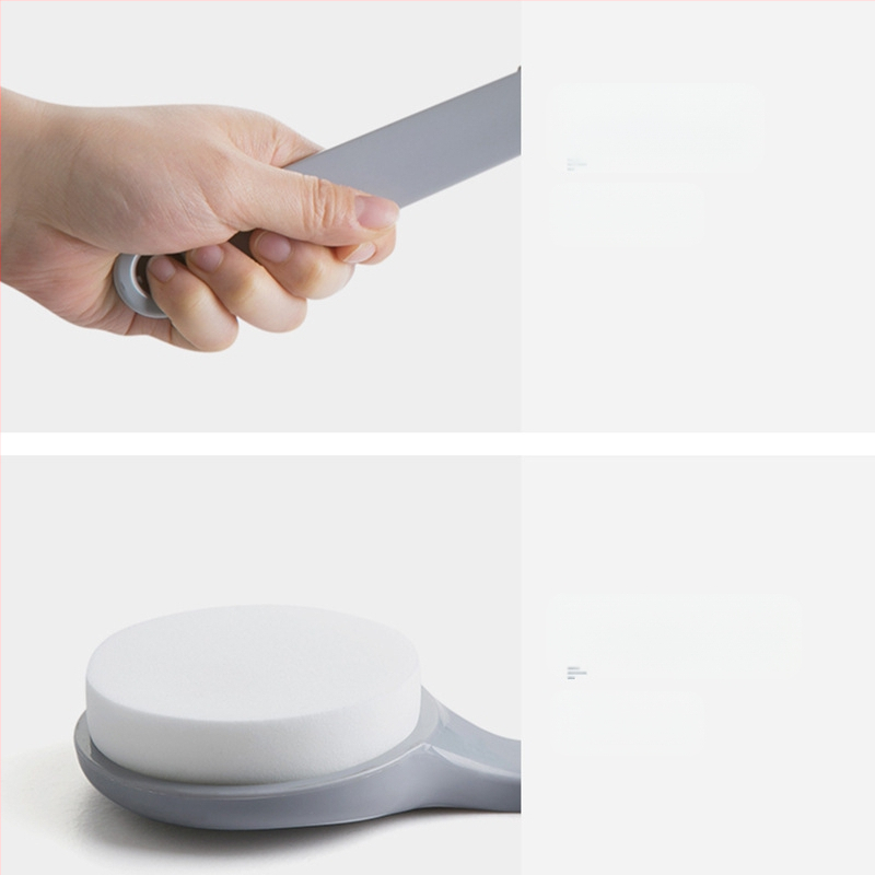 Ilga rankena vonios šepetėlis masažui su PP + PVA kempine – bendram naudojimui