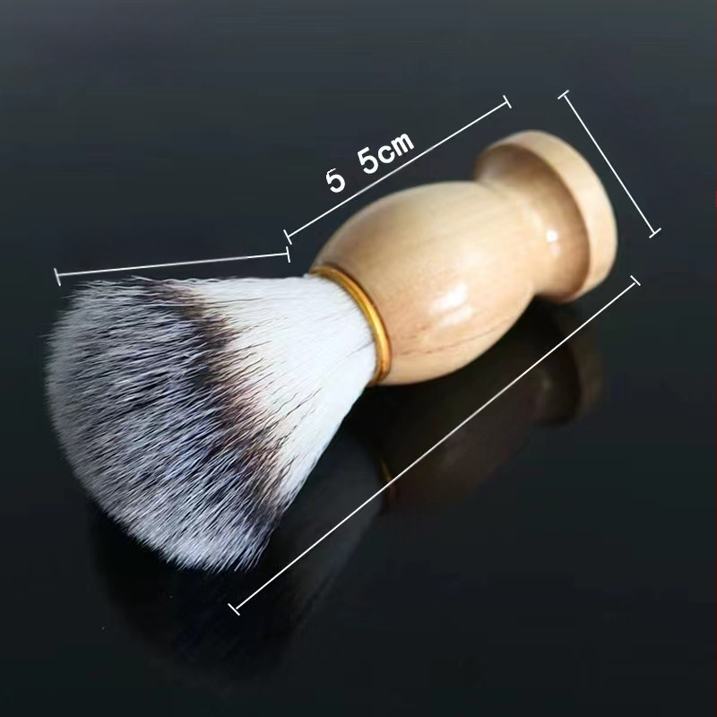 Četka za bradu od čvrstog drveta, za brijanje i njegu