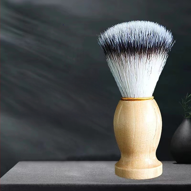 Četka za bradu od čvrstog drveta, za brijanje i njegu