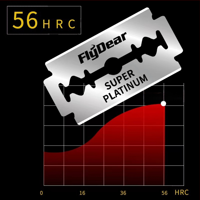 Flying Emperor lamă dublă pentru ras – lamă multifuncțională pentru îngrijirea sprâncenelor și coafuri, pachet de 100 buc, durată de viață 3 ani