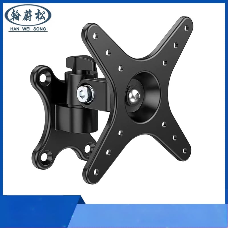 Στήριγμα οθόνης τοίχου από κράμα αλουμινίου, τηλεσκοπική ρύθμιση και περιστροφή, καθολικό για οθόνες