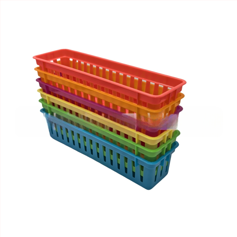 Plastikust ruudukujuline hoiukorv, lihtne ja kaasaegne stiil, sobib köögis ja laua peal hoiustamiseks, mitmekülgne