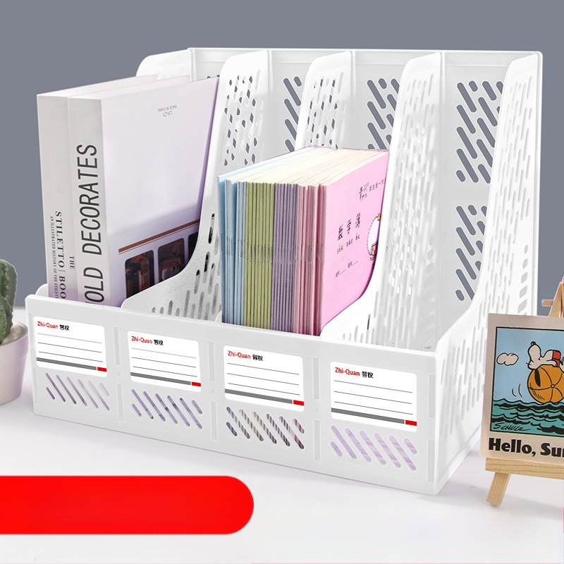 Intellectual Power πλαστικός φορέας αρχείων σε στήλη, 4‑επίπεδος επιτραπέζιος οργανωτής, μοντέλο 888