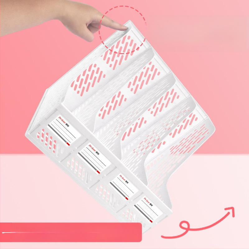 Intellectual Power πλαστικός φορέας αρχείων σε στήλη, 4‑επίπεδος επιτραπέζιος οργανωτής, μοντέλο 888