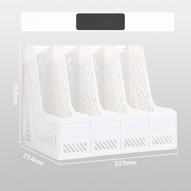 Intellectual Power πλαστικός φορέας αρχείων σε στήλη, 4‑επίπεδος επιτραπέζιος οργανωτής, μοντέλο 888