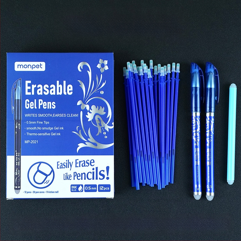 Dobozos thermo-író tollkészlet porcelán motívummal, márka Cute pai, műanyag tokkal, törölhető.