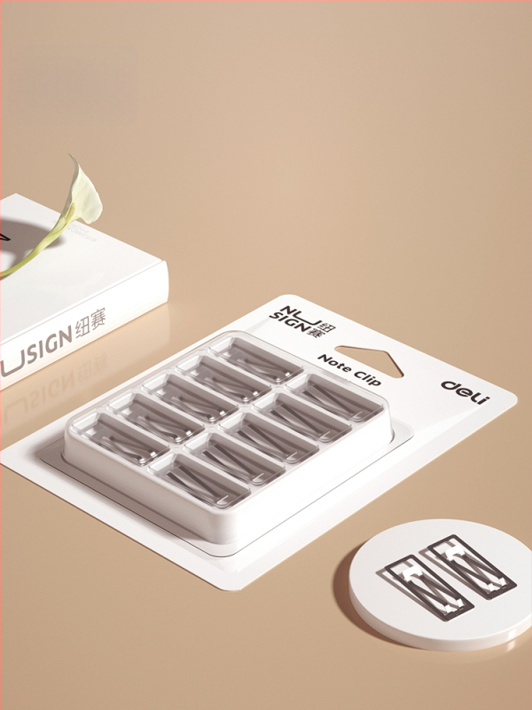 nusign μεταλλικοί συνδετήρες χαρτιού, παχύτεροι και φαρδύτεροι, σετ 10