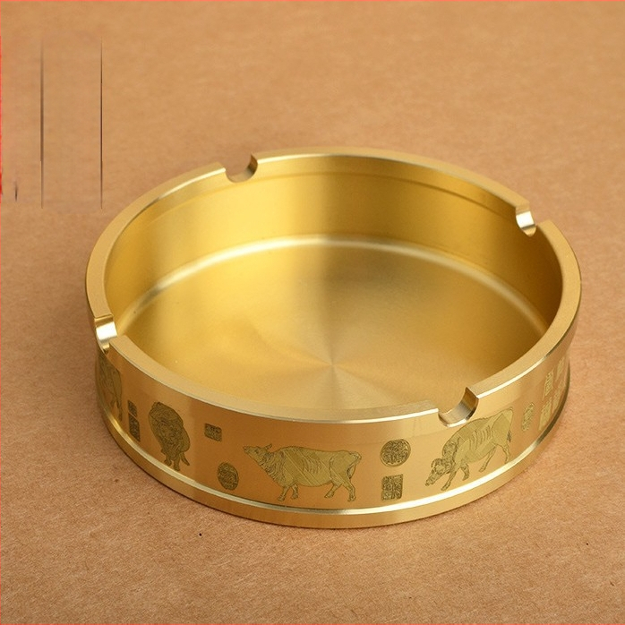 Bakarni pepelnjak za dom i ured, moderan vrhunski dizajn, ukrasni pribor za dnevni boravak.